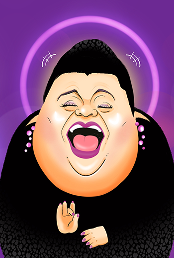似顔絵 マツコ・デラックス