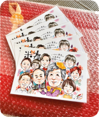 ご家族分の枚数まで印刷サービス